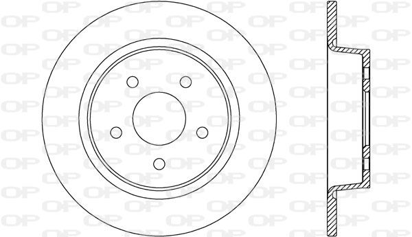 OPEN PARTS Bremžu diski BDA2635.10